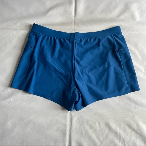 Beach diva Women's Blue Athletic Shorts - Picture 1 of 8